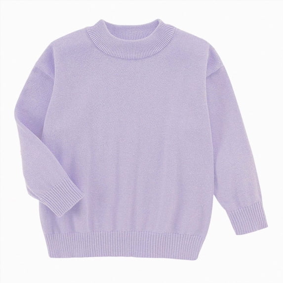 mgoYE Sweater for Girls & Boys, Pullover Knit Sweater for Uniform Size 4-5 Years