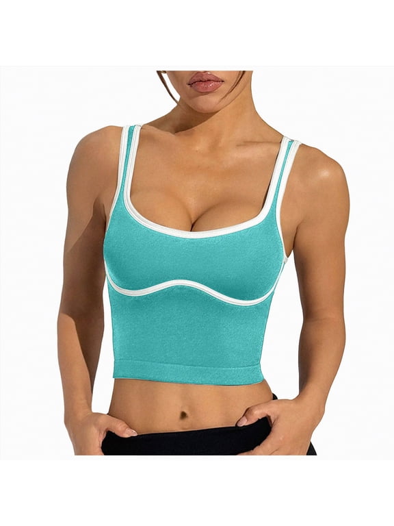 Tank Tops Women, Racerback Activewear Yoga Workout Tops for Women(Mint Green,M)