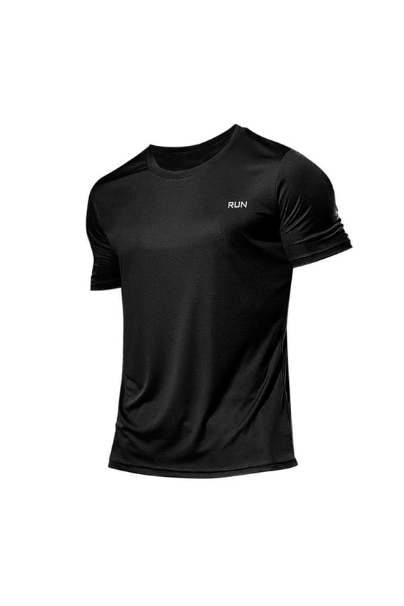 Tee Shirts Mens Mens Cotton Crewneck T-Shirts Hipster Hop Longline Tees Shirts(Black,XL)