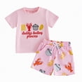 thumbnail image 1 of mgoYE Toddler Baby Boy Clothes 12 months Crawfish Short Sleeve T Shirt Boy Shorts Cute Outfit Infant Boys Clothing Set Summer Outfits(Red,2-3 Years), 1 of 7