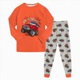 thumbnail image 1 of mgoYE Toddler Baby Boy Clothes Cute Fall Winter Outfit 6 12 18 24M 3T Letter Print Long Sleeve Sweatshirts and Jogger Pants Set, 1 of 7