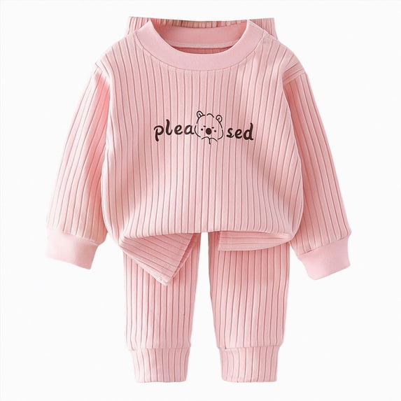mgoYE Toddler Baby Boy Fall Clothes Waffle Contrast Color Sweatshirt Pants Sets Infant Winter Outfits 6 12 18 24 Months 3T 4T 5T 6T