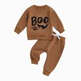 thumbnail image 1 of mgoYE Toddler Baby Boy Fall Winter Clothes Crewneck Sweatshirt Long Sleeve Shirt and Pants Boys Outfits, 1 of 9