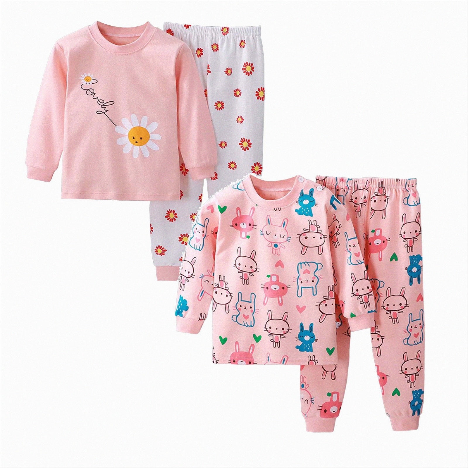 Baby Fall Essentials mgoYE Toddler Baby Girl Fall Clothes Cotton Long Sleeve Sweatshirt ...