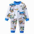 thumbnail image 1 of mgoYE Toddler Baby Girl Fall Outfit 6 12 18 24 Months 2T 3T 4T 5T Toddler Kids Boy Fall Clothes Fall Outfits Contrast Color Long Sleeve Sweatshirts and Pants 2Pcs Clothes Set, 1 of 7