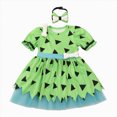thumbnail image 1 of mgoYE Toddler Baby Girls Princess Halloween Outfit for Baby Girl Dress With Headband 6-12 Months, 1 of 9
