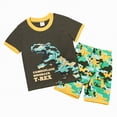 thumbnail image 1 of mgoYE Toddler Boy Clothes 2T Toddler Boys Summer Clothes Kids Dinosaur Outfit Short Sleeve T Shirt Shorts Sets 6 12 18 24 Months 2T 3T 4T|Yellow,5-6 Years, 1 of 6