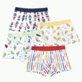 thumbnail image 1 of mgoYE Toddler Boy Underwear Little Boys Baby Soft Cotton Underwear Dinosaur Briefs Toddler Shark Undies Children Truck Panties (Blue,2-3 Years), 1 of 9
