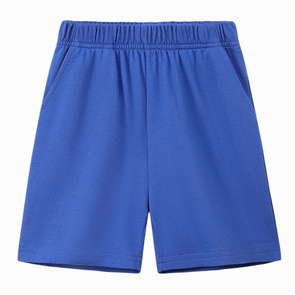 mgoYE Toddler Boys Athletic Basketball Shorts Baby Boy Soccer Shorts Summer Clothes Size 2-8T(Blue,6-7 Years)