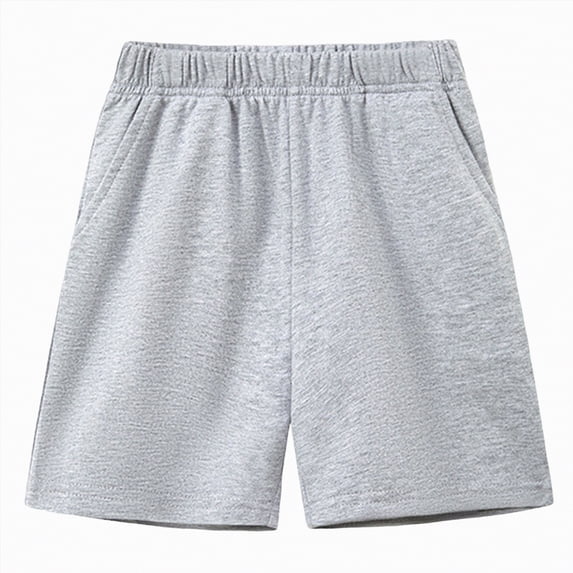 mgoYE Toddler Boys Athletic Basketball Shorts Baby Boy Soccer Shorts Summer Clothes Size 2-8T(Grey,4-5 Years)