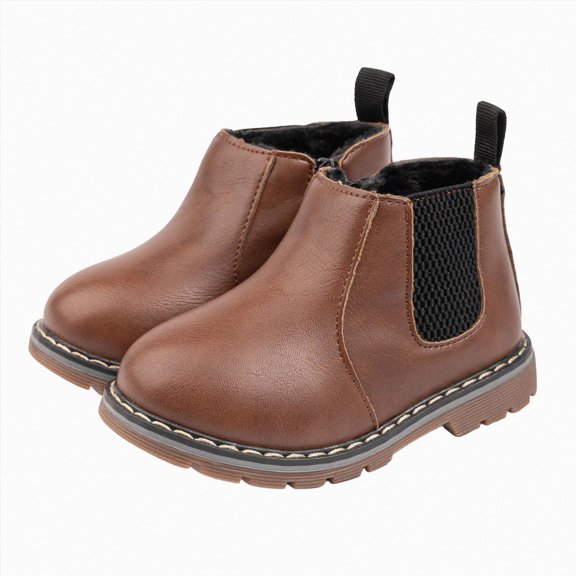 mgoYE Toddler Boys Girls Ankle Combat Boots Comfort Hiking Shoes Outdoor Four Seasons 7