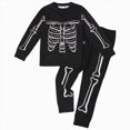 thumbnail image 1 of mgoYE Toddler Boys Skeleton Pajamas Sets Kids Sleepwear Boys Halloween 2 Pcs PJS, 1 of 8