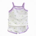 thumbnail image 1 of mgoYE Toddler Girl Summer Clothes 2 Piece Loose Spaghetti Strap Tank Top and Short Set Baby Kids Clothing Sets with Pockets(Purple,6-12 Months), 1 of 5