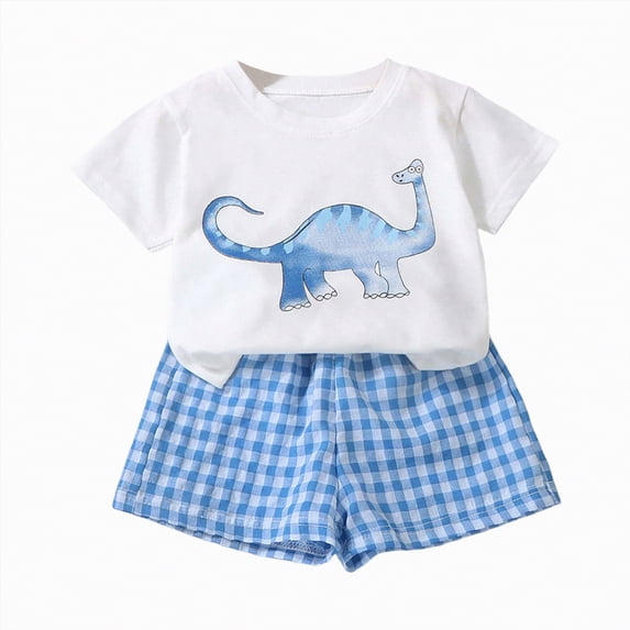 mgoYE Toddler Girls Dresses Outfits 1T 2T 3T 4T 5T 6T Toddler Girls Summer Clothes 5T Girls Sunflower Fly Sleeve T-shirt Denim Shorts 2PCs Set Dailywear(Blue,5-6 Years)