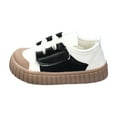 thumbnail image 1 of mgoYE Toddler Tennis Shoes Girl Non-Slip High-Top PU Sneakers First Walking Shoes Loafers Flats Baby Boy Sock Shoes|White 8, 1 of 4