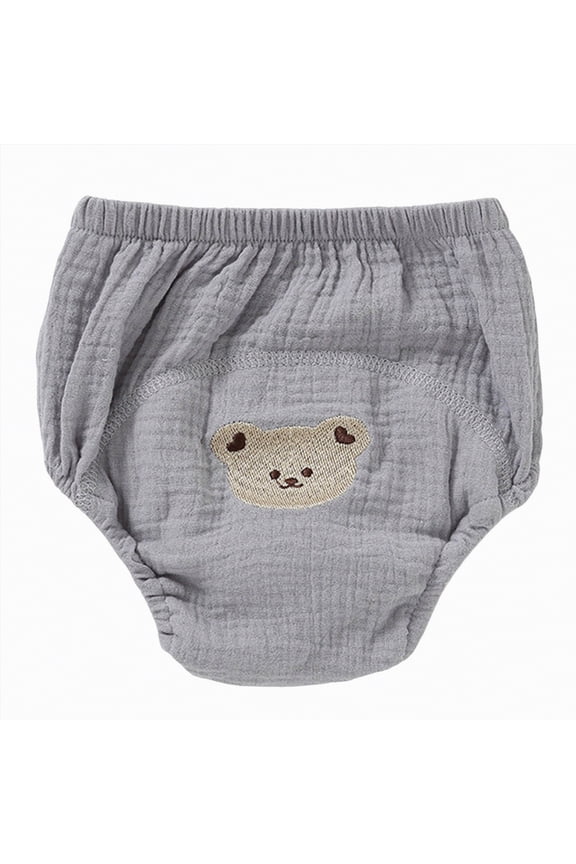 Toddlers and Baby Girls' Cotton Bloomer Shorts (Grey,2-3 Years)