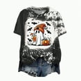 thumbnail image 1 of mgoYE Women Halloween Shirt Halloween Teacher Shirts for Women Reading Books T-Shirt Funny Teacher Librarian Halloween Party Tee Tops(E-Black,M), 1 of 5