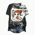 thumbnail image 1 of mgoYE Women Halloween Shirt Halloween Teacher Shirts for Women Reading Books T-Shirt Funny Teacher Librarian Halloween Party Tee Tops(G-Black,M), 1 of 5