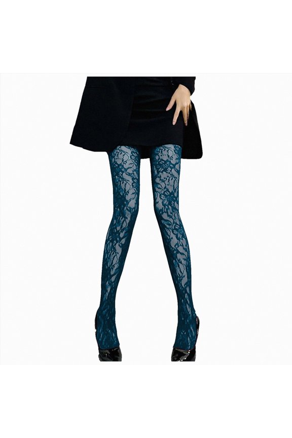 Green Fishnet Tights