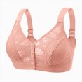thumbnail image 1 of mgoYE Women's Full Coverage Minimizer Underwire Plus Size Support Bra(Pink,52), 1 of 4