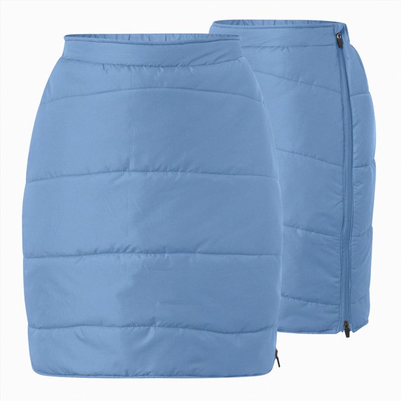 mgoYE Women's Quilted Skirts Winter Outdoor Insulated Skirts for Hiking Running Golf(Sky Blue,M)