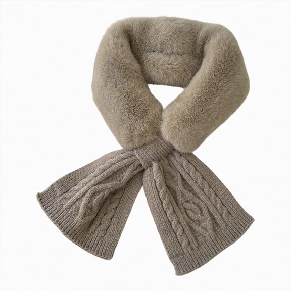 mgoYE Womens Winter Scarf Cold Weather Thick Warm Cable Knit Wraps Chunky Large Soft Long Scarves(Coffee,One Size)