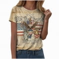 thumbnail image 1 of mgoYE XL Shirt for Women 250th Anniversary Gifts USA T-Shirt 250th US Shirt 250 Year Birthday Independence Shirts United States 250 Years Since 1776 2026 V Neck Tshirt|Khaki L, 1 of 7