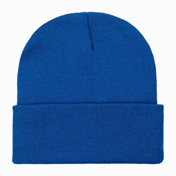 mgoYE Yellow Beanie Beanie for Women Men Ski Watch Cap Cuffed Plain Skull Knit Hat Soft Fisherman Winter Hat(Sky Blue,One Size)
