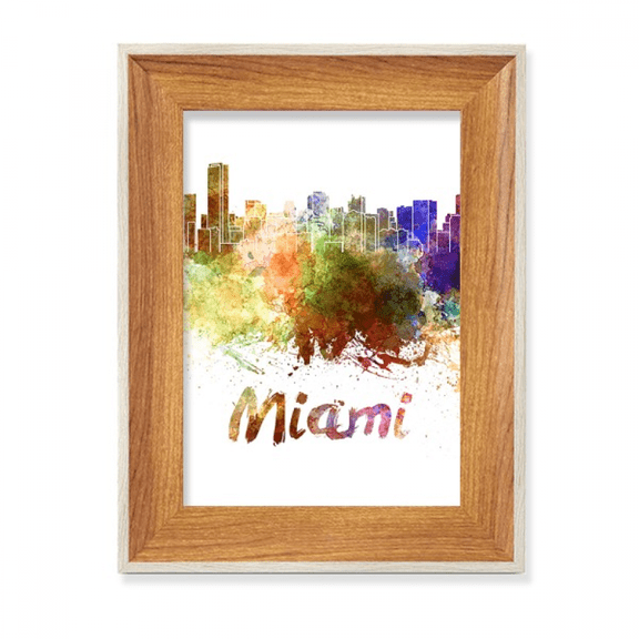 mia amecity watercolor desktop wooden photo frame display picture art painting multiple sets