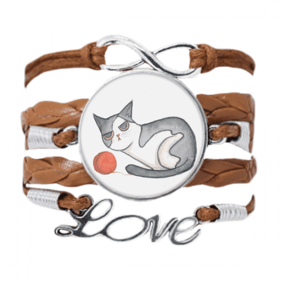 miaoji painting watercolor puppet cat bracelet love chain ornament wristband