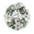 miaomiaocc Christmas Ornaments Christmas Front Door Garland Outdoor