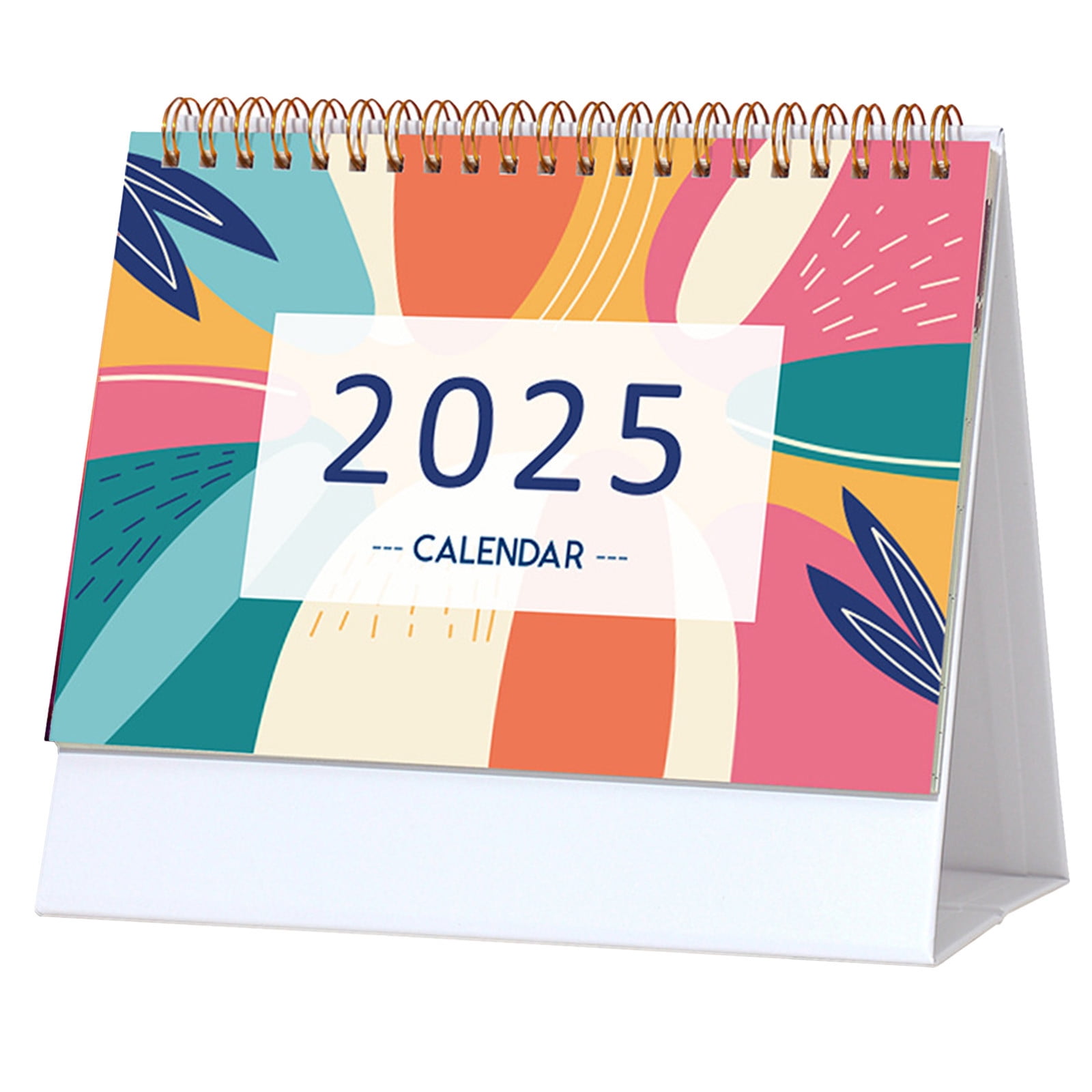 miaomiaoke 2025 Desktop Calendar Stand Up Calendar, Schedule Desk Calendar Table Top Calendar