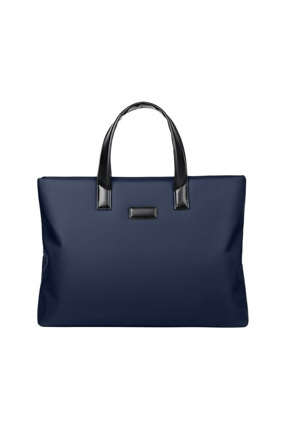 Document Bag Briefcase, nylon Waterproof File Bag, Portable Notary Bag with Handle, Lightweight File Bag for Business, Files, Laptop, Document Storage Hangbag