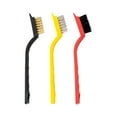thumbnail image 1 of miaomiaoke Kitchen Stove Gap Cleaning Nylon Scrub Brush, Hard-Bristled Crevice Cleaning Brushes Set for Range Hood Grease Grime, Clean Tiles Corners, Bathroom, Shower, Door Window Track 3Pcs, 1 of 5