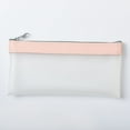 thumbnail image 1 of miaomiaoke PVC Zipper Pencil Bag, Clear Flat Pouch, Multi-purpose PVC Clear Cosmetic Bags,Toiletries Travel Bag Women Clear Cosmetic Case Travel Home Office Makeup Storage, 1 of 2