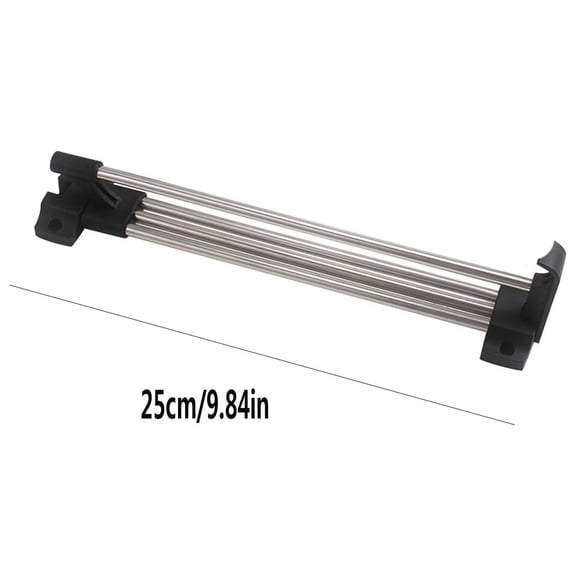 miaomiaoke Retractable Closet Pull Out Rod, Closet Valet Rod Extending Rail Pull Out Hanger, Top-mounted, Closet Valet Rod Rail Sliding Extending Telescopic Clothes Rod 25cm