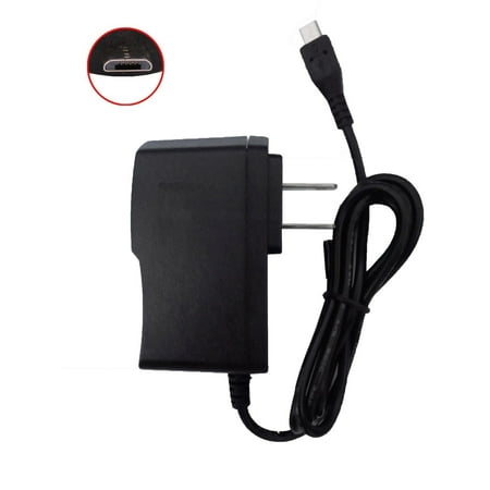 micro USB AC Wall Charger Adapter For Nextbook 8 NX785QC8G 8" Tablet