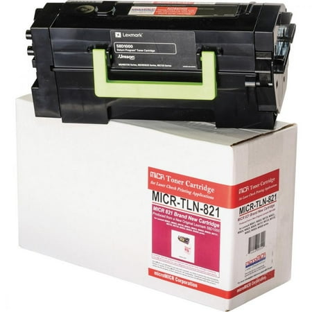 microMICR MICR Laser Toner Cartridge 58D1000 - Black - 1 Each - 7500 Pages
