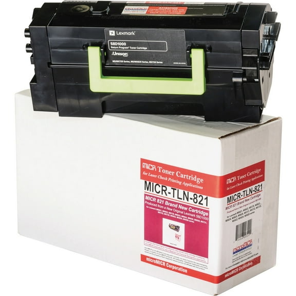 microMICR, MCMMICRTLN821, Toner Cartridge, 1 Each