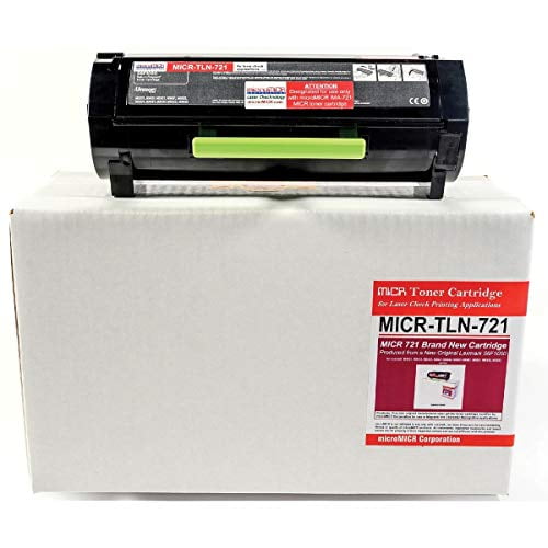 microMICR MICR Compatible Toner Cartridge Alternative for Lexmark 56F1000 Black