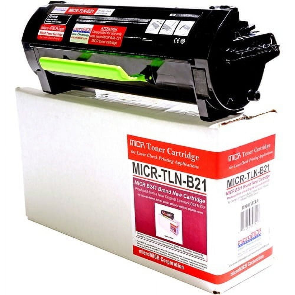 microMICR MICR Standard Yield Laser Toner Cartridge - Alternative for Lexmark B241H00 - Black - 1 Each - 6000 Pages microMICR MICR Standard Yield Laser Toner Cartridge - Alternative for Lexmark B241H00 - Black - 1 Each - 6000 Pages