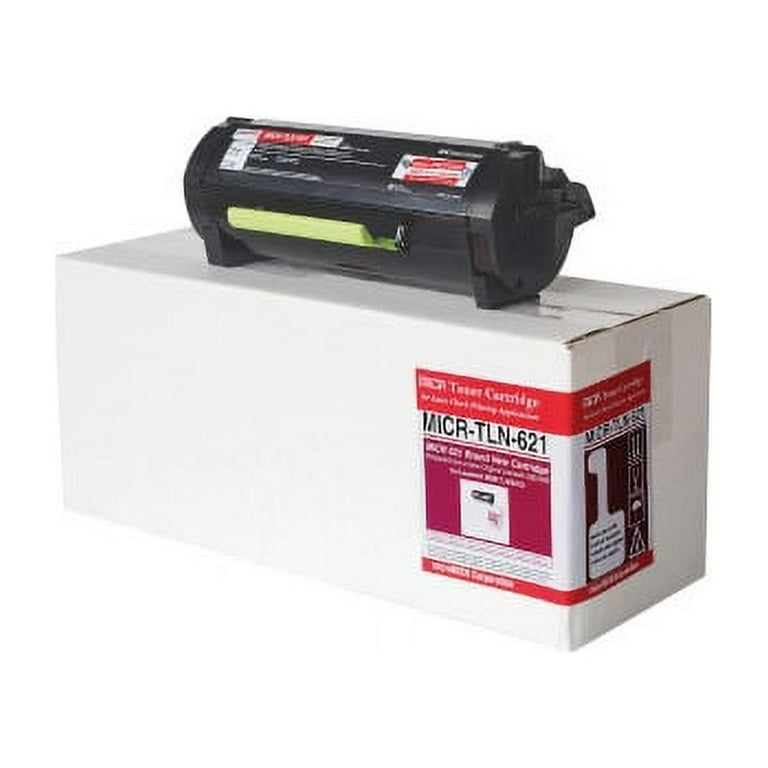 microMICR TLN-621 MICR Laser Toner Cartridge - Alternative for Lexmark 53B1000 - Black - 1 Each - 20000 Pages microMICR TLN-621 MICR Laser Toner Cartridge - Alternative for Lexmark 53B1000 - Black - 1 Each - 20000 Pages