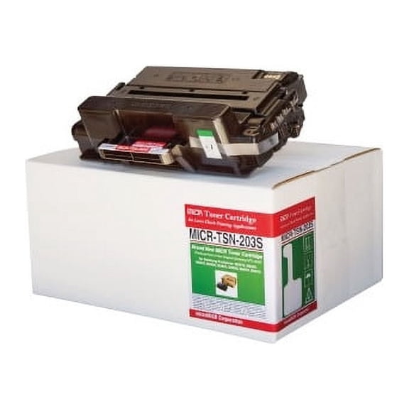 microMICR Toner Cartridge - Alternative for Samsung MTL203S - Black Laser - Standard Yield - 3000 Pages - 1 Each