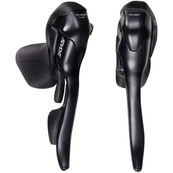 microSHIFT ADVENT Drop Bar Shifter Lever Set - 1x9 Speed, ADVENT Comp. Only