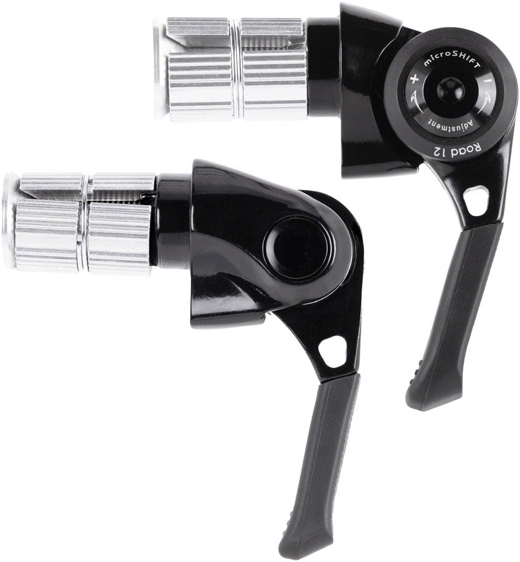 microSHIFT BS-A12 Bar End Road Shifter Set - 2x 12-Speed, Shimano