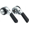 thumbnail image 1 of microSHIFT Down Tube Shifter Set, 10-Speed Road, Double/Triple, Shimano Compatible, Silver, 1 of 1