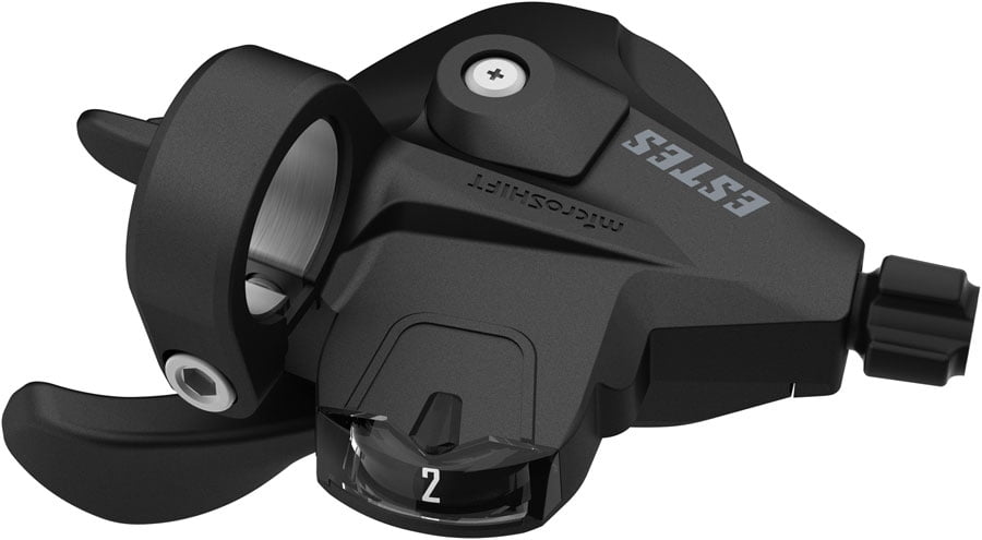 microSHIFT Estes Thumb Tap Shifter - Left, Double, Optical Gear ...