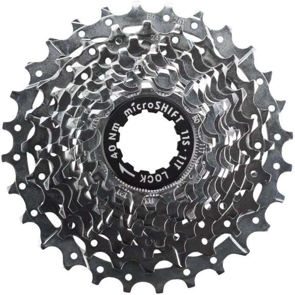 microSHIFT H11 Cassette - 11 Speed 11-25t Chrome Plated