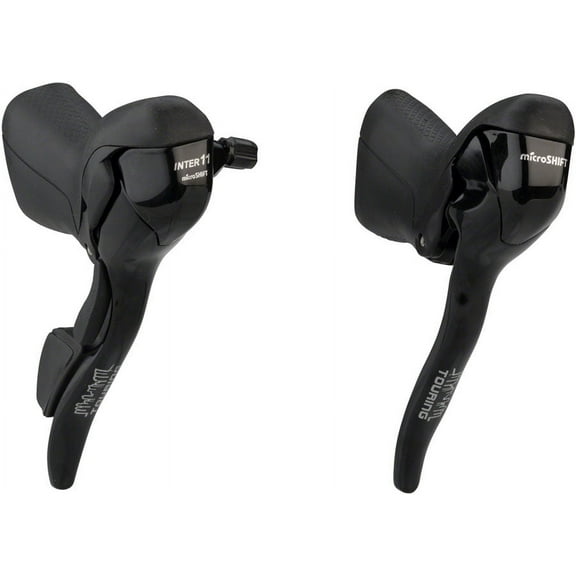 microSHIFT Internal Gear Drop Bar Shifter Set, Shimano Alfine 11 Compatible