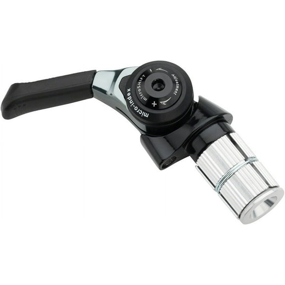 microSHIFT Left Bar End Road Shifter - Double/Triple, Friction, Shimano Compatible